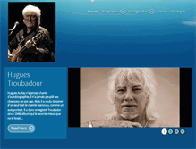 Tablet Screenshot of huguesaufray.com